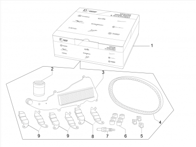 Complete wear and maintenance kit